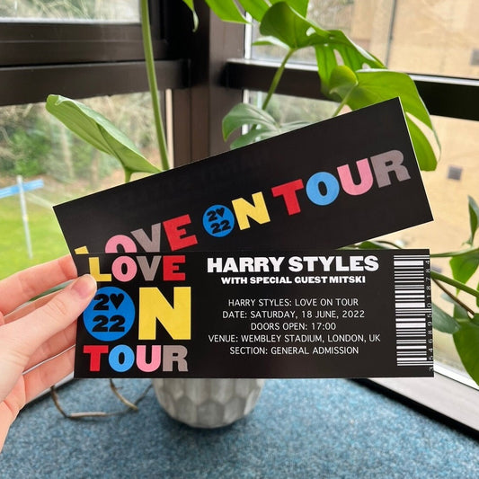 Harry Styles Love on Tour 2022 Souvenir Ticket