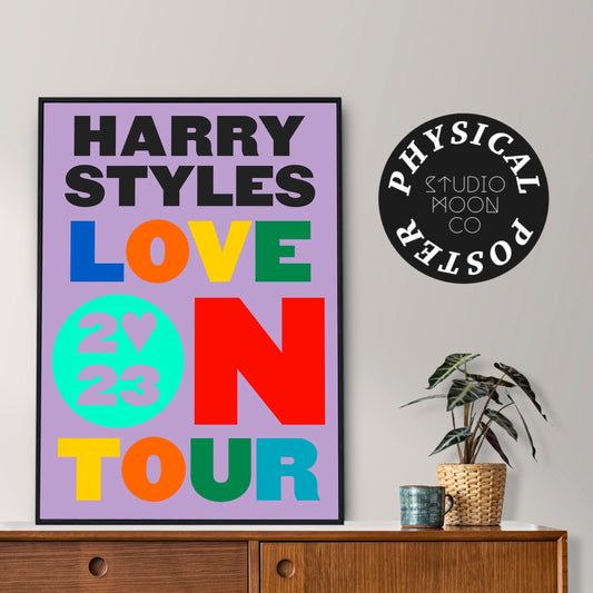 Harry Styles Love on Tour 2023 Poster